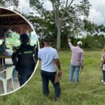 La Policía Nacional en San Pelayo garantiza la transparencia en litigio de tierras en la vereda providencia