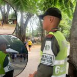 Policía Nacional acompaña jornadas deportivas en la Bici Ruta de Montería