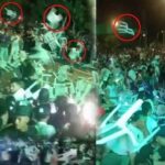 Lluvia de sillas empaña evento musical en la Plaza Cultural del Sinú en Montería