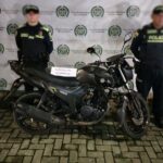 Policía recupera motocicleta hurtada en vía pública de Montería