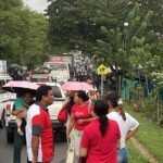 Bloqueo en la vía Montería – Arboletes mantiene paralizada la movilidad en el sector de Aguas Vivas