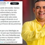 Senador Antonio Correa ratifica apoyo a Iván Cepeda con un fuerte mensaje ambientalista