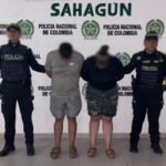 En Sahagún, Policía Captura a dos personas por presunta estafa mediante transferencias fraudulentas