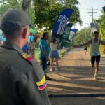 Policía Nacional acompañó con éxito el Trail Running “Paisaje Ganadero Evoluciona” en Montería