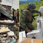 San José del Palmar, epicentro del terremoto de 7,4, sigue aislado: llegan helicópteros con ayuda y se evacúa a una embarazada en urgencia