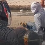 Motociclista resulta herido tras aparatoso siniestro vial frente a la clínica IMAT en Montería