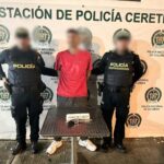 Policía nacional captura en flagrancia a un ciudadano por el delito de fabricación, tráfico, porte o tenencia de armas de fuego