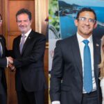 Alcalde Hugo Kerguelén gestiona ante el Gobierno Nacional proyectos estratégicos; en Bogotá se reunió con la Ministra de Transporte y el Canciller