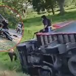 Conductores salieron ilesos tras aparatoso choque de tres vehículos en la vía San Carlos – Cereté