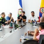 En Consejo de Seguridad convocado por el gobernador Erasmo Zuleta y el alcalde Hugo Kerguelén, autoridades refuerzan acciones de seguridad y convivencia en el departamento