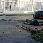 Carro particular choca contra un poste en plena jornada de Día sin Carro en Montería