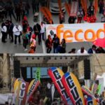 Fecode y la CUT alistan posible paro nacional para el mes de noviembre contra el Gobierno.