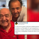 «La salud de mi padre evoluciona satisfactoriamente» Yamid Amat (hijo), desmiente rumores de su fallecimiento.